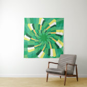 Abstract background Geometric Gradation spiralgeom Wandkleed (In Situ (horizontaal))