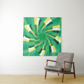 Abstract background Geometric Gradation spiralgeom Wandkleed (In situ)