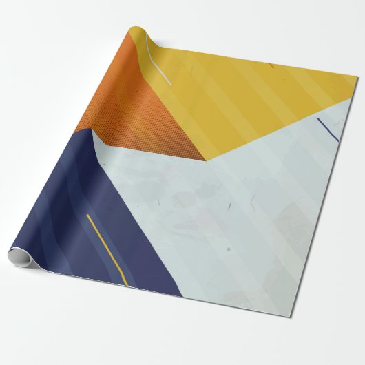  Abstract Background. Grunge texture. Triangle geo Cadeaupapier (Uitgerold)