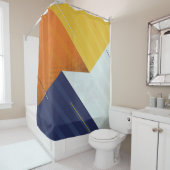 Abstract Background. Grunge texture. Triangle geo Douchegordijn (In situ)
