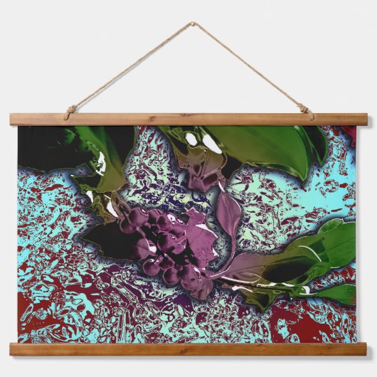 Abstract Background_Holly Branch Hangend Wandkleed (Voorkant)