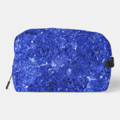 Abstract Background in Cobalt Blue Toilettasje (Achterkant)