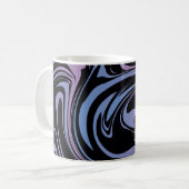 Abstract background. Liquid marble. Background flu Koffiemok (Voorkant links)