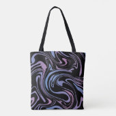 Abstract background. Liquid marble. Background flu Tote Bag (Achterkant)