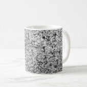 Abstract background. Monochrome texture. Image inc Koffiemok (Voorkant rechts)