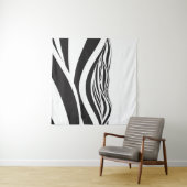 Abstract background of waves. 3D optical illusion- Wandkleed (In Situ (horizontaal))