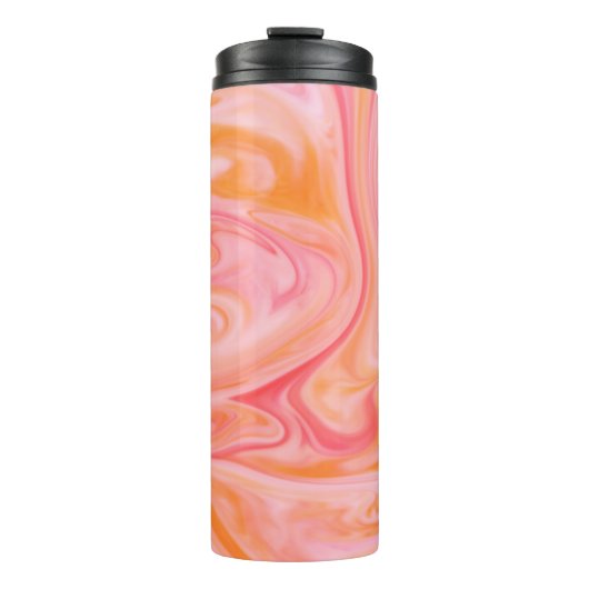 Abstract background texture of swirling or flowing thermosbeker (Voorkant)