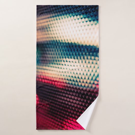 abstract background with bokeh defocused lights an badhanddoek (Badhanddoek)