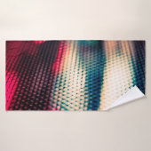 abstract background with bokeh defocused lights an badhanddoek (Badhanddoek)