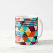 Abstract background with triangle shapes. Modern g Koffiemok (Voorkant rechts)