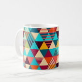 Abstract background with triangle shapes. Modern g Koffiemok (Voorkant links)
