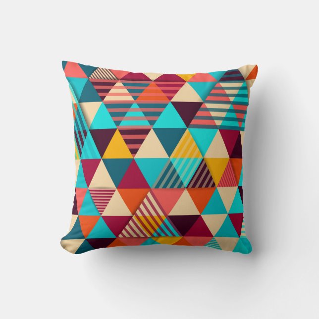 Abstract background with triangle shapes. Modern g Kussen (Voorkant)