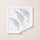 abstract bad handdoek (Wasdoekje)