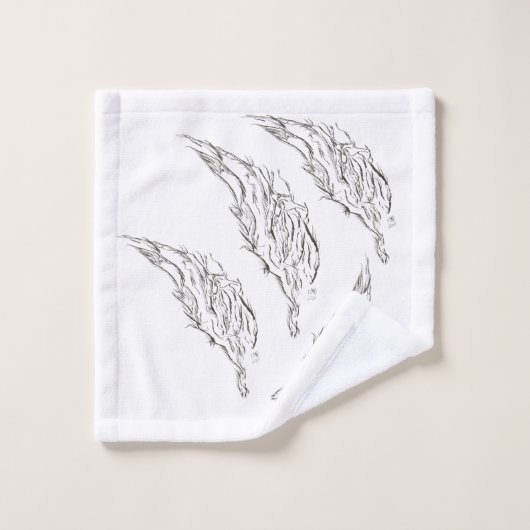 abstract bad handdoek (Wasdoekje)