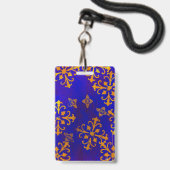 Abstract Badge (Voorzijde met lanyard)
