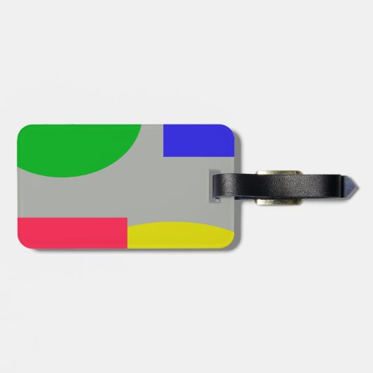 Abstract Bagagelabel (Achterkant horizontaal)