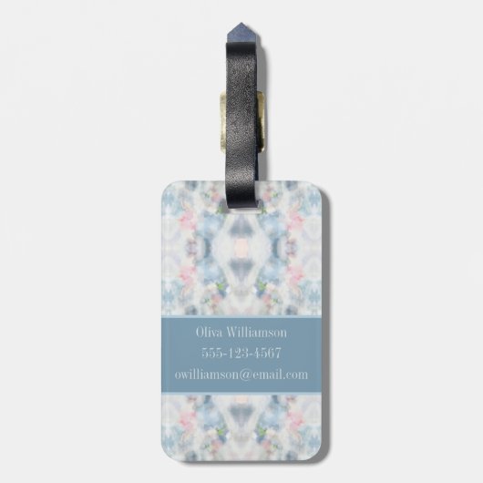 Abstract Bagagelabel (Achterkant verticaal)