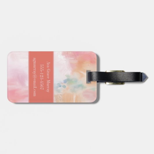 Abstract Bagagelabel (Achterkant horizontaal)