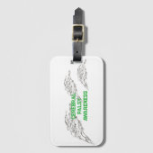 abstract bagagelabel (Voorkant (verticaal))