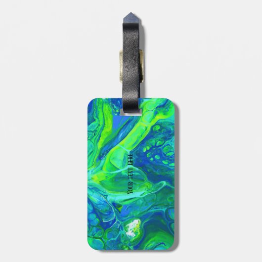 Abstract Bagagelabel (Achterkant verticaal)