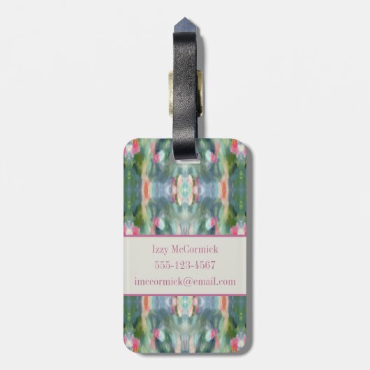 Abstract Bagagelabel (Achterkant verticaal)