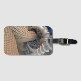 Abstract Bagagelabel