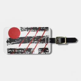 Abstract Bagagelabel