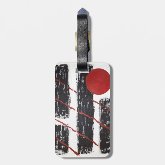 Abstract Bagagelabel (Achterkant verticaal)