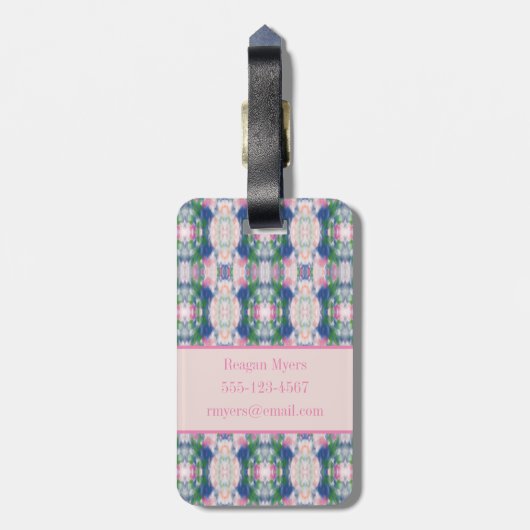 Abstract Bagagelabel (Achterkant verticaal)