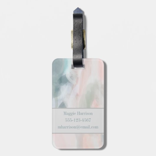 Abstract Bagagelabel (Achterkant verticaal)