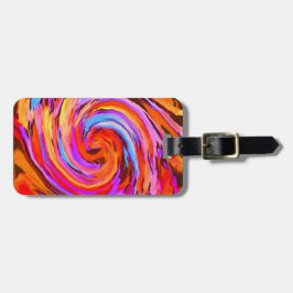 Abstract Bagagelabel