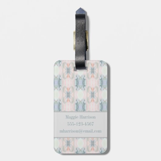 Abstract Bagagelabel (Achterkant verticaal)