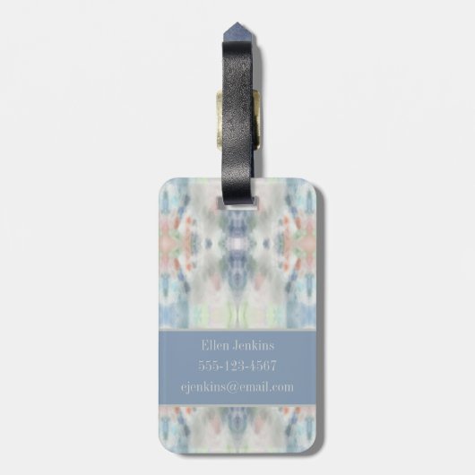 Abstract Bagagelabel (Achterkant verticaal)