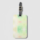 Abstract bagagelabel met een pastel tie-dye patroo (Voorkant (verticaal))