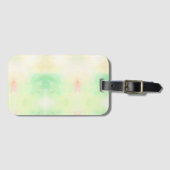 Abstract bagagelabel met een pastel tie-dye patroo (Voorkant (horizontaal))