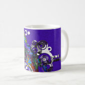 Abstract BALI Gecko Koffiemok (Voorkant rechts)