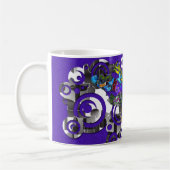 Abstract BALI Gecko Koffiemok (Links)