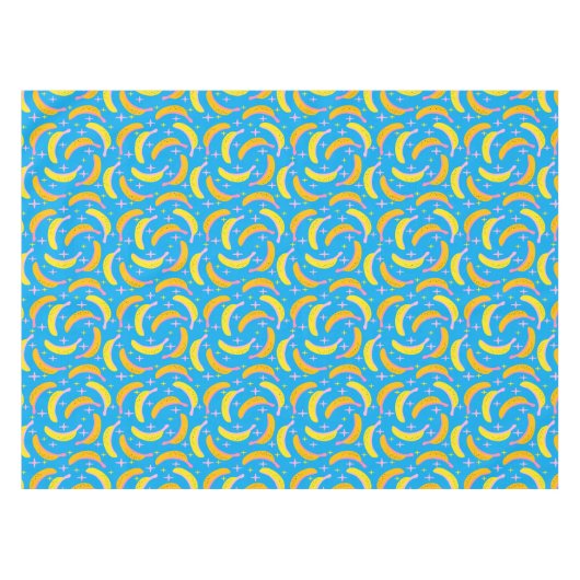 Abstract bananenpatroon tafelkleed (Voorkant (Horizontaal))