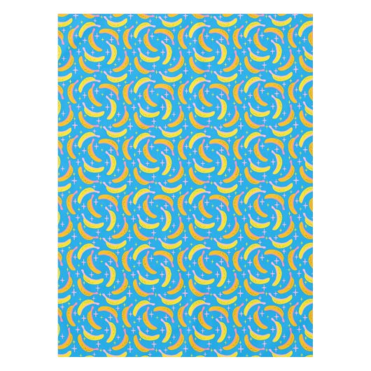 Abstract bananenpatroon tafelkleed (Voorkant)