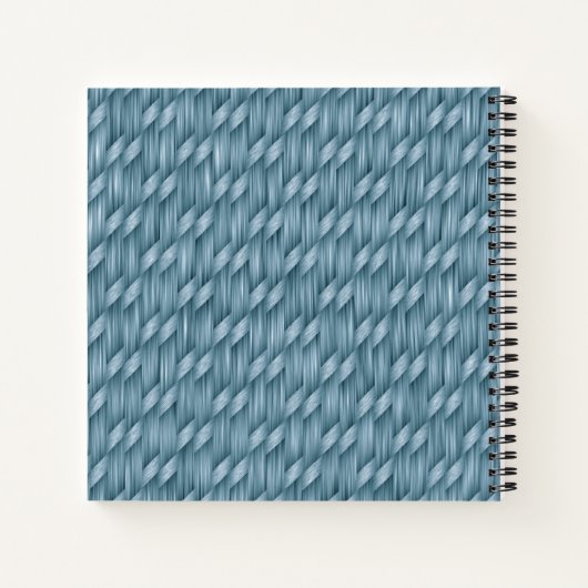 Abstract bandweefpatroon | Notitieboek (Achterkant)