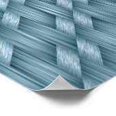Abstract bandweefpatroon | Poster (Hoek)