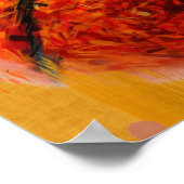 Abstract Basketball Poster (Hoek)