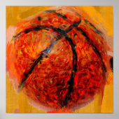 Abstract Basketball Poster (Voorkant)