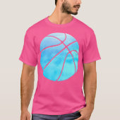 Abstract basketbalontwerp - Motivatie Sport - T-shirt (Voorkant)
