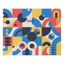 Abstract Bauhaus Canvas Kunstschilderen