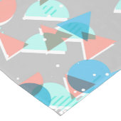 Abstract Bauhaus Halve Cirkels Mod Pop Kunstpatroo Korte Tafelloper (Hoek)