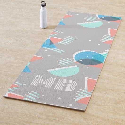 Abstract Bauhaus Halve Cirkels Mod Pop Kunstpatroo Yogamat (In situ)