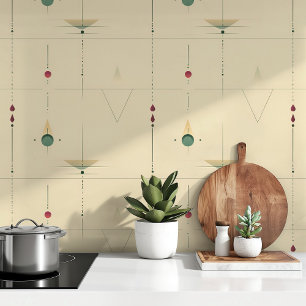 Abstract Bauhaus Minimalist Behang