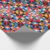Abstract Bauhaus Pattern Art Wrapping Paper Cadeaupapier (Hoek)