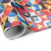 Abstract Bauhaus Pattern Art Wrapping Paper Cadeaupapier (Rol Hoek)
